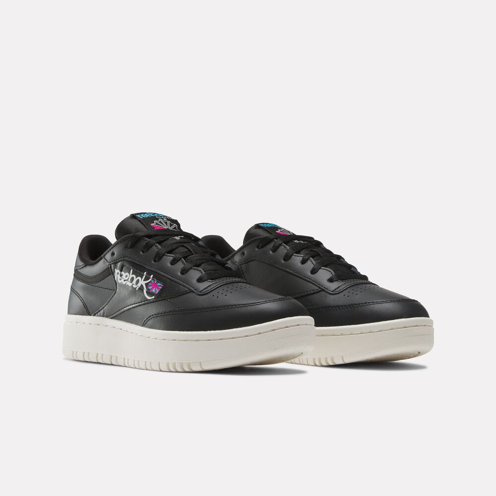 Tênis Reebok Club C Double Revenge Feminino – preto – foto 2