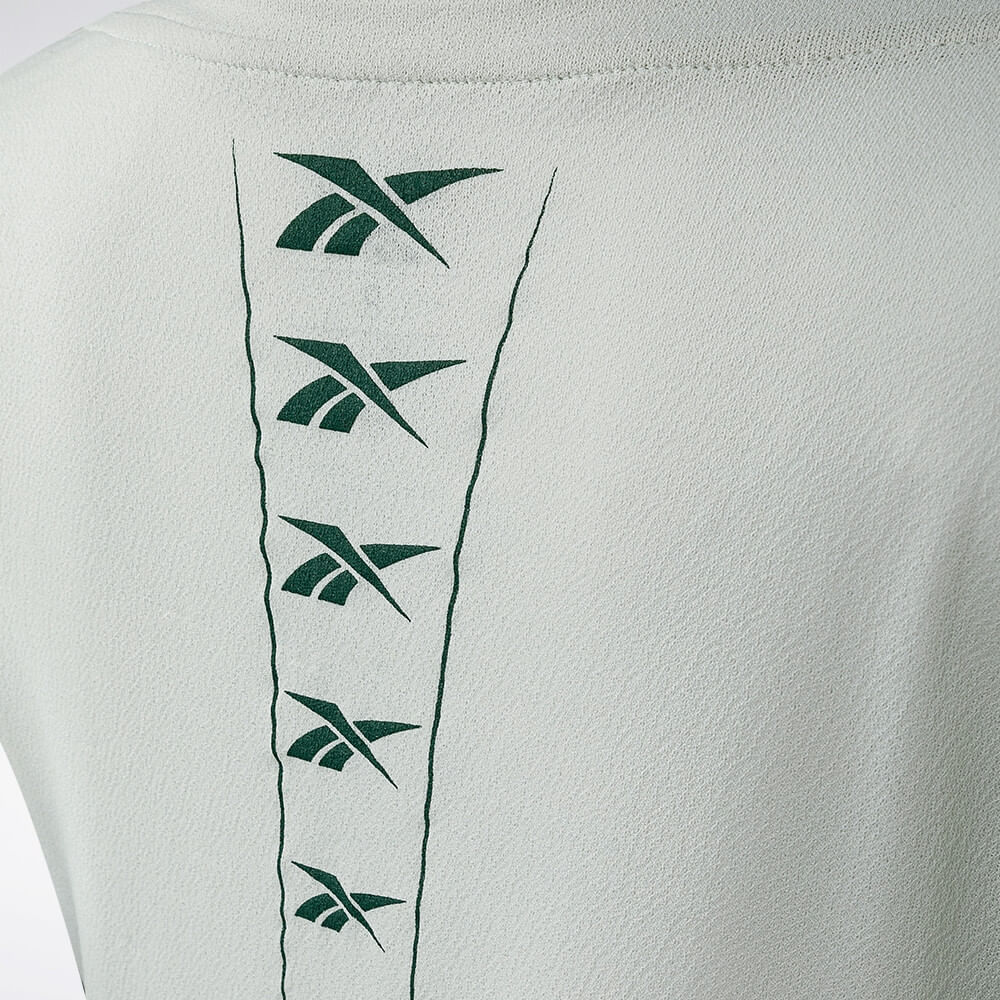 Camiseta Reebok Dynamic Print Manga Curta Feminina – cinza – foto 3