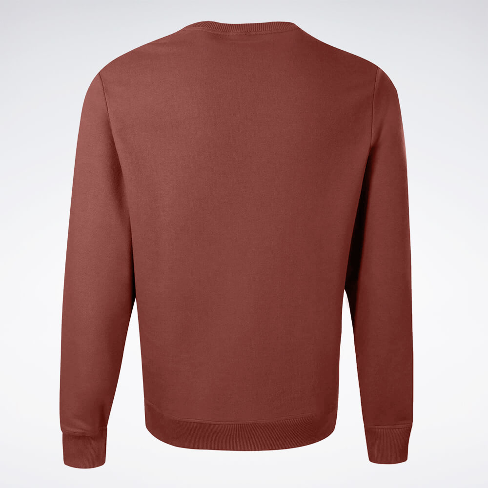 Blusa Reebok Big Logo Linear Crew Masculino – Marsala – foto 2