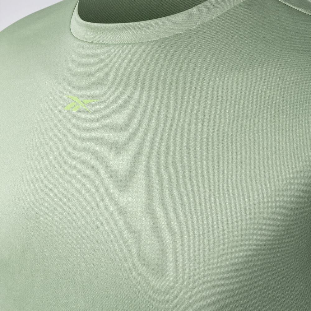 Camiseta Reebok Functional Print Masculina – verde – foto 3
