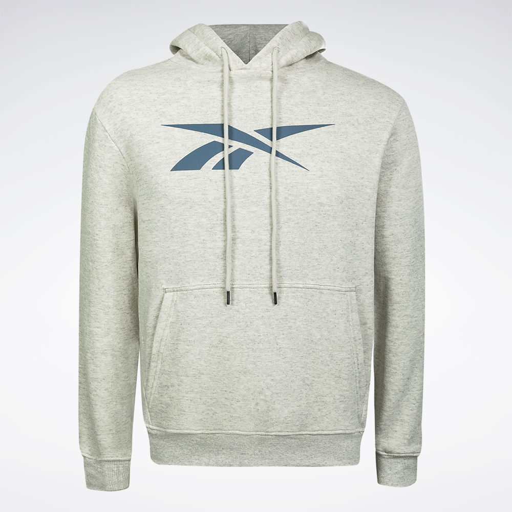 Blusa Reebok Vector Hooded Masculino – cinza – foto 1