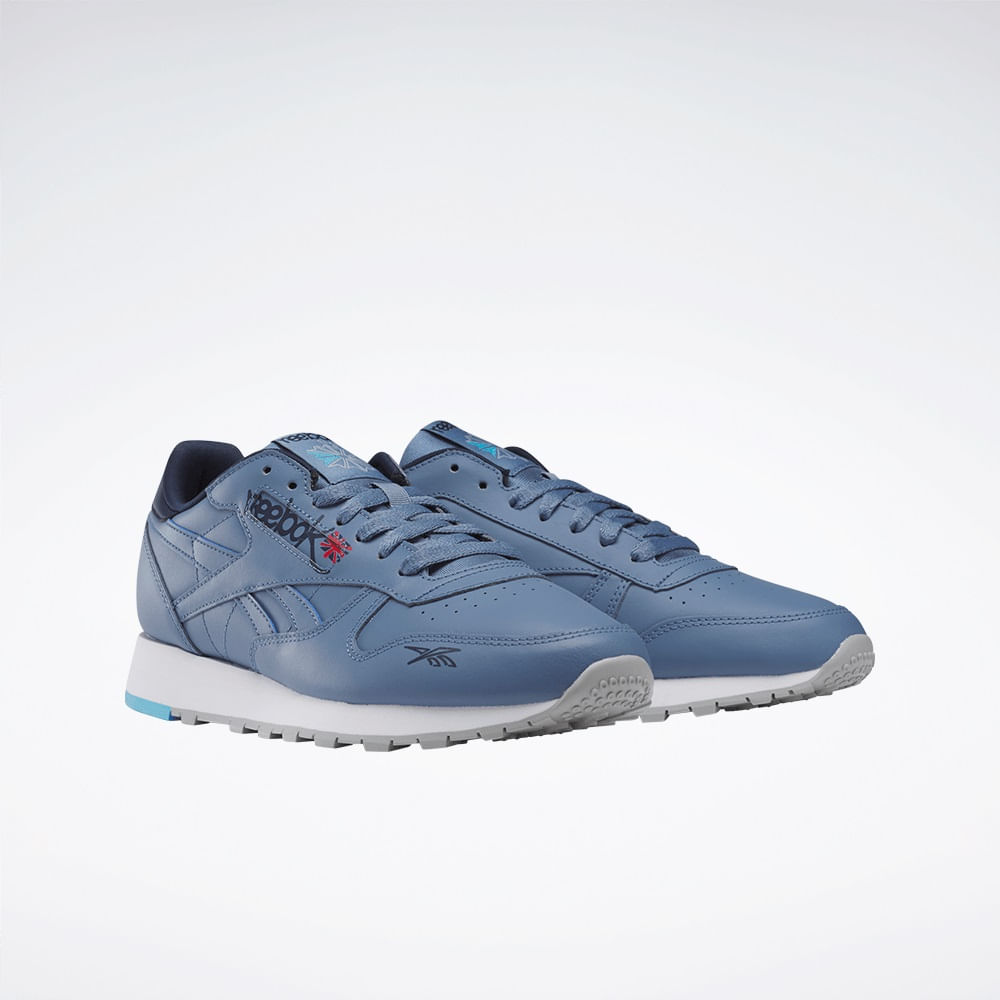 Tênis Reebok Classic Leather Masculino – azul – foto 2