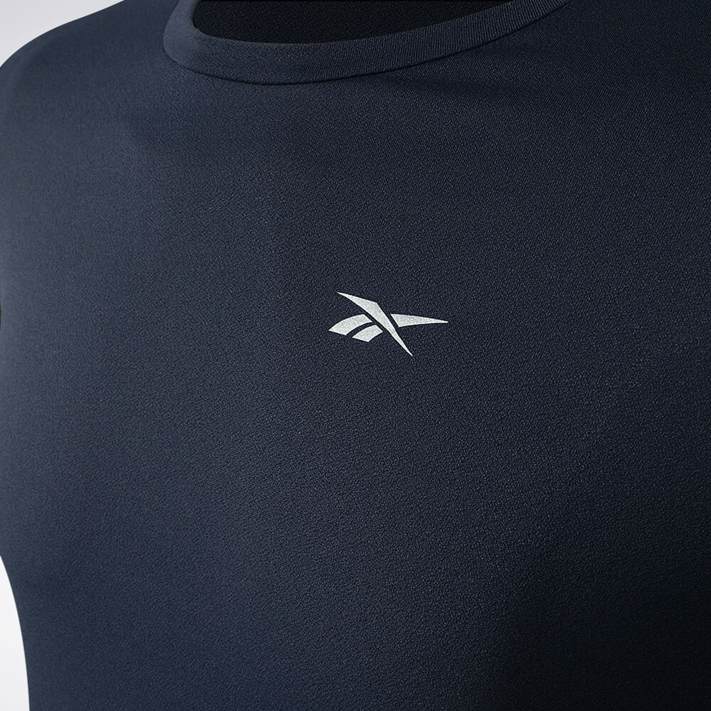 Camiseta Reebok Manga Longa Dynamic Print Masculina – azul – foto 4