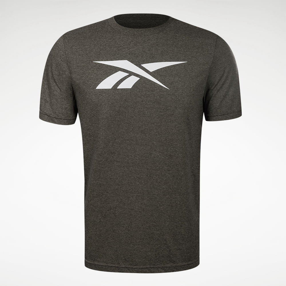 Camiseta Reebok Classics Vector Masculina – marrom – foto 1