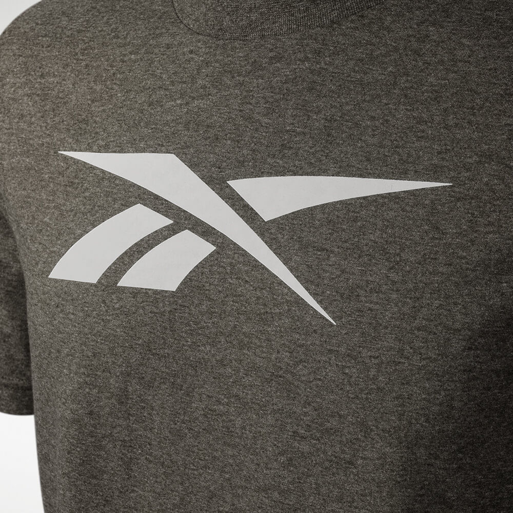 Camiseta Reebok Classics Vector Masculina – marrom – foto 3