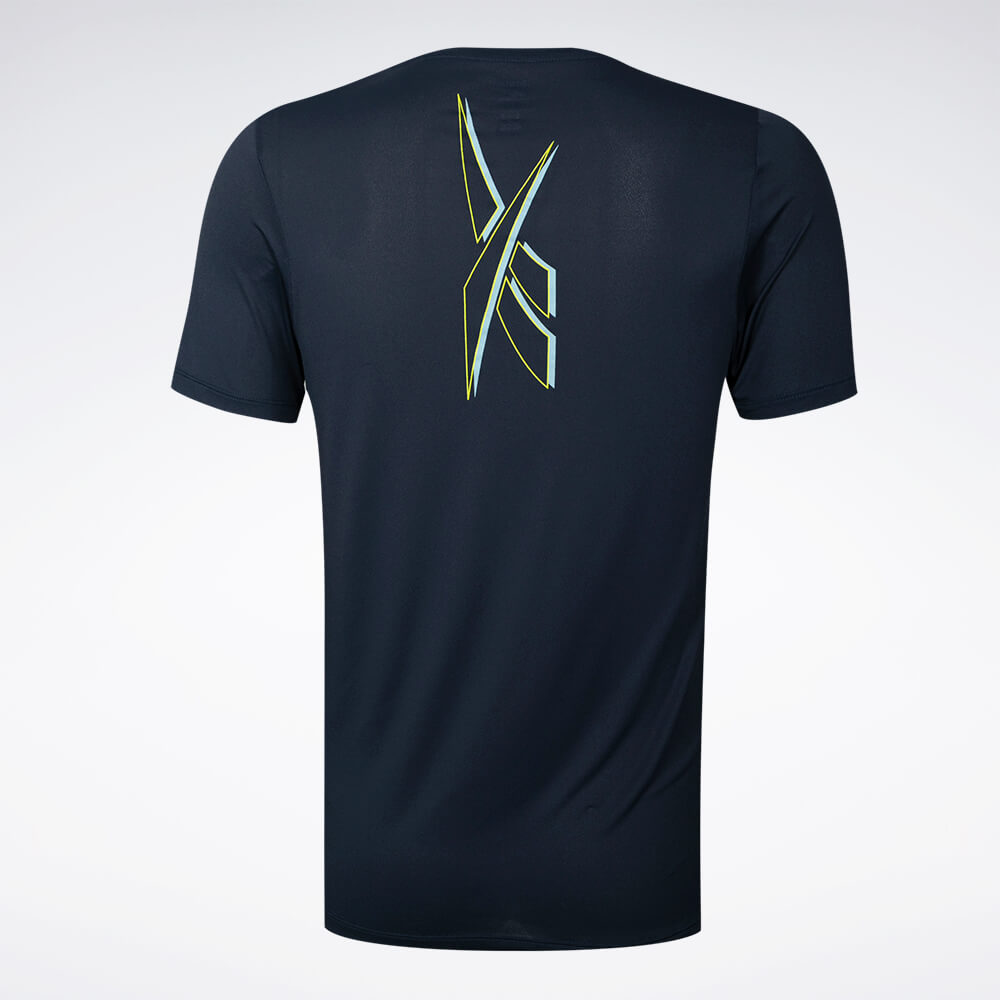Camiseta Reebok Dynamic Print Masculina – Marinho – foto 2