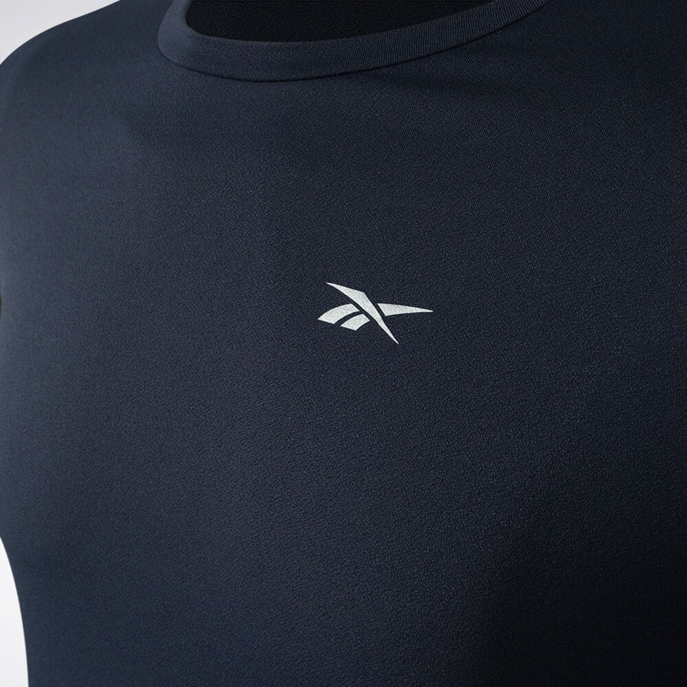 Camiseta Reebok Dynamic Print Masculina – Marinho – foto 3