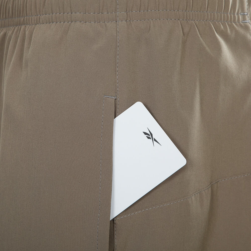Short Reebok Impact 5 Masculino – bege – foto 3