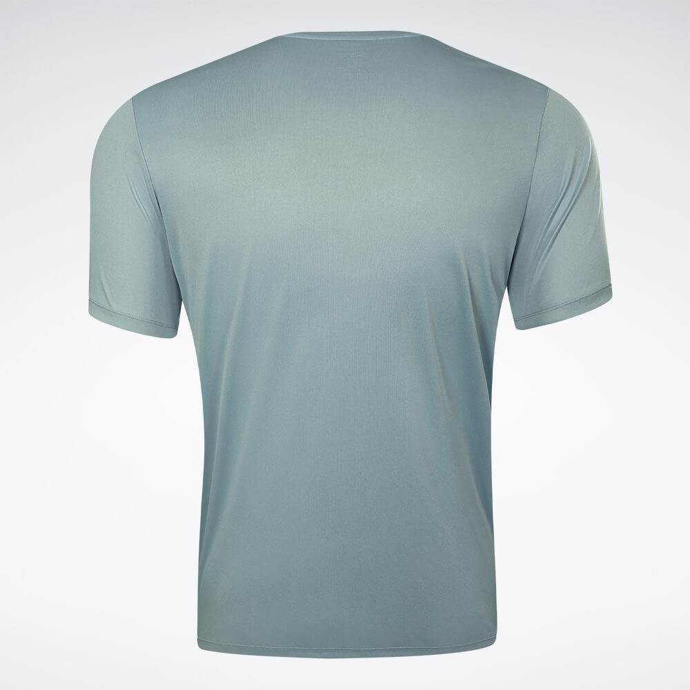 Camiseta Reebok Functional Print II Masculina – azul – foto 2