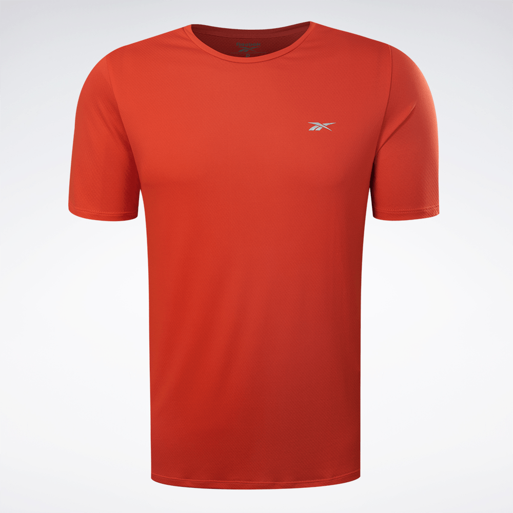 Camiseta Reebok  Manga Curta Dynamic Masculina – vermelho – foto 1