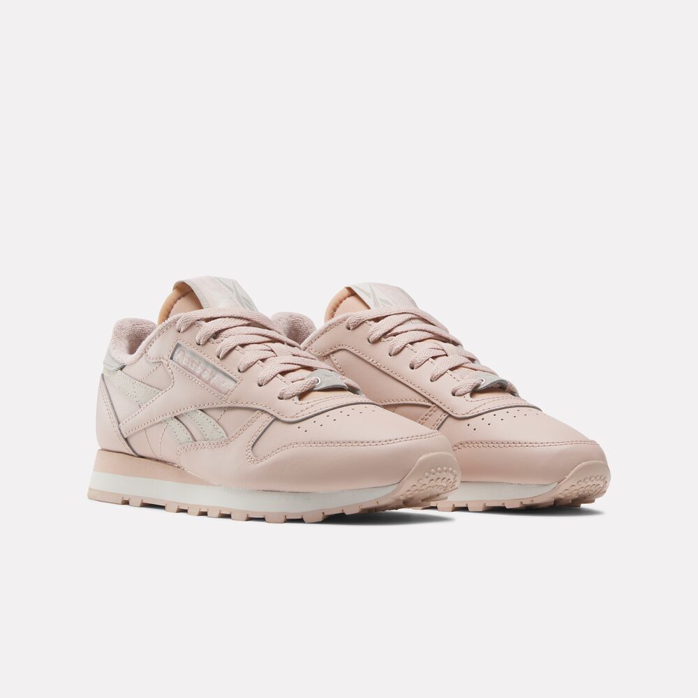 Tênis Reebok Classic Leather Feminino – rosa – foto 2