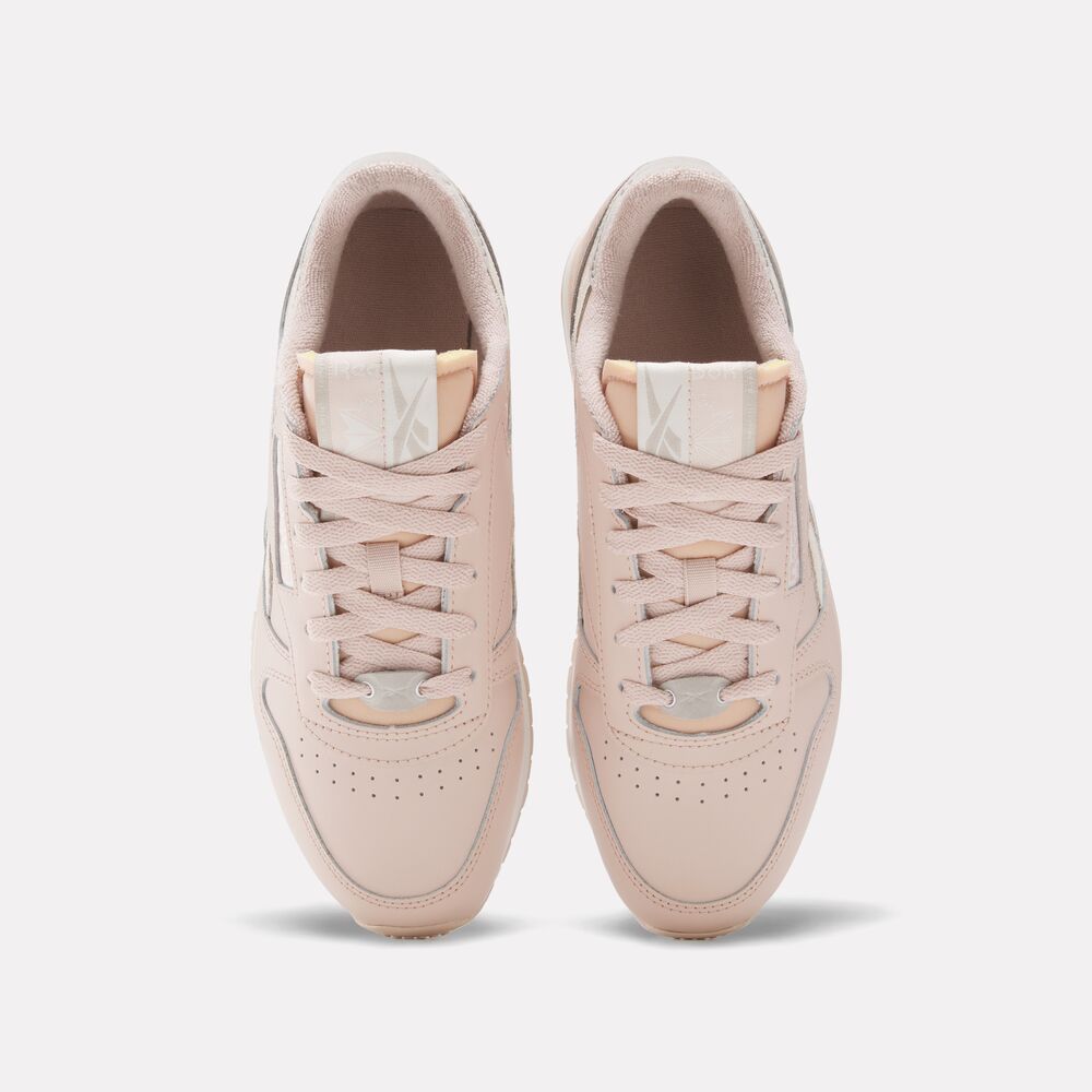 Tênis Reebok Classic Leather Feminino – rosa – foto 5