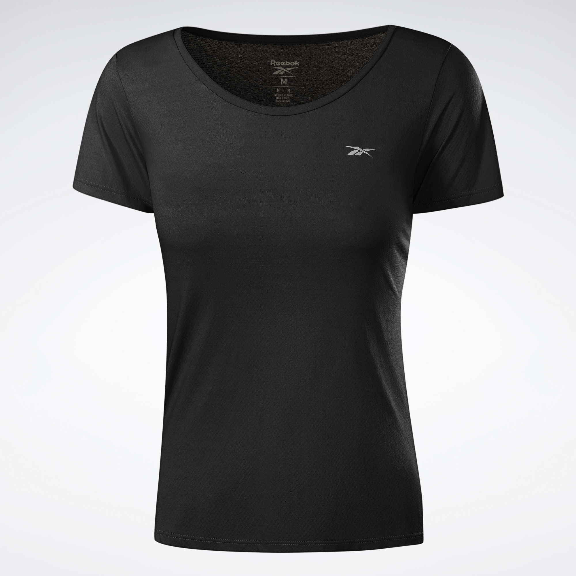 Camiseta Reebok Dynamic Feminino – preto – foto 1