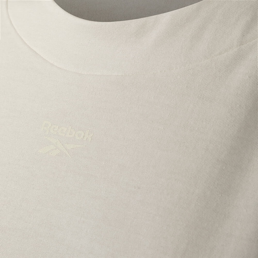 Camiseta Reebok Manga Curta Young Cropped Feminina – branco – foto 3