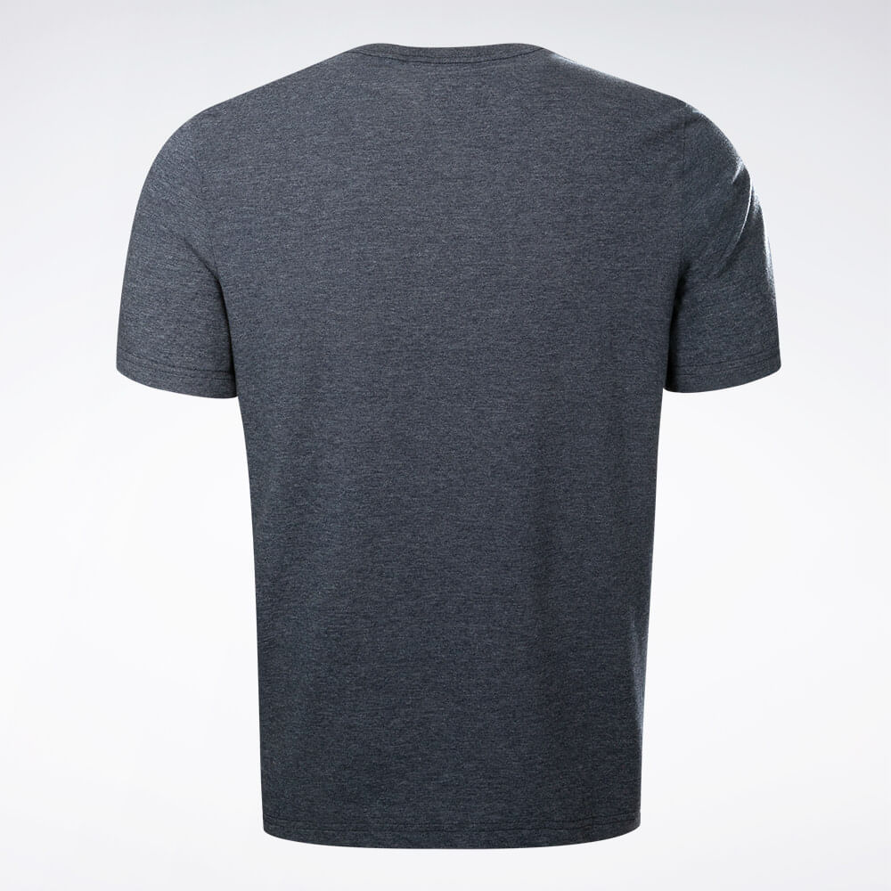 Camiseta Reebok Classics Logo V Masculina – Marinho – foto 2
