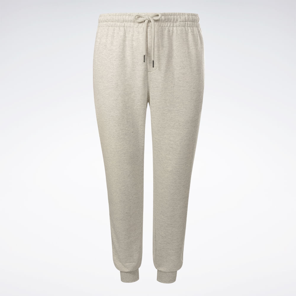 Calça Reebok Logo Masculina – Cinza claro – foto 1