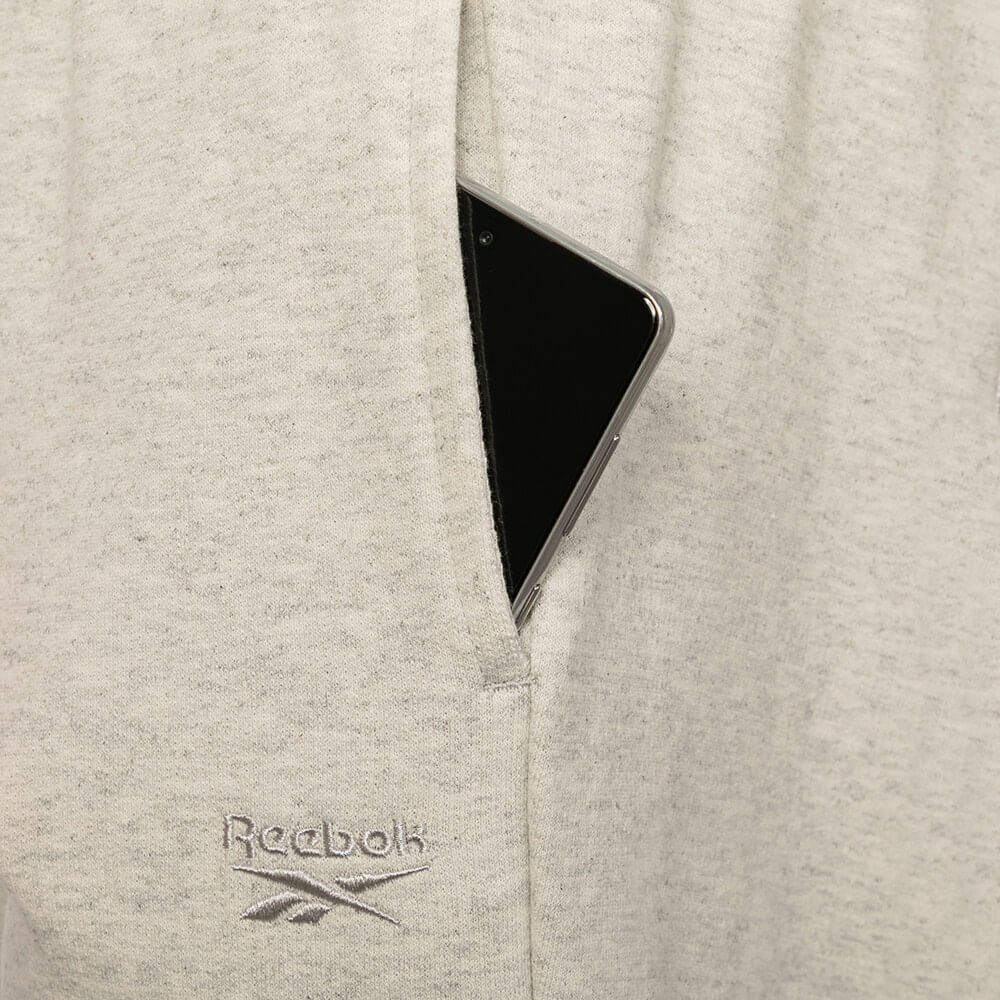 Calça Reebok Logo Masculina – Cinza claro – foto 5