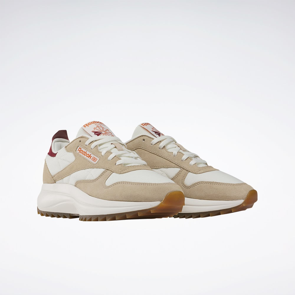 Tênis Reebok Classic Leather SP Extra Feminino – bege – foto 2