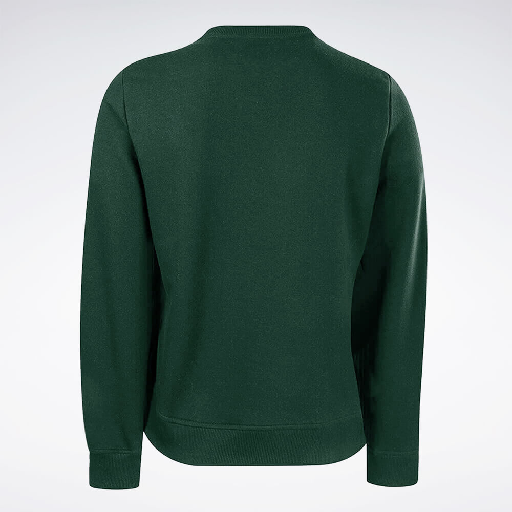 Blusa Reebok Big Logo Linear Crew Feminina – verde – foto 2