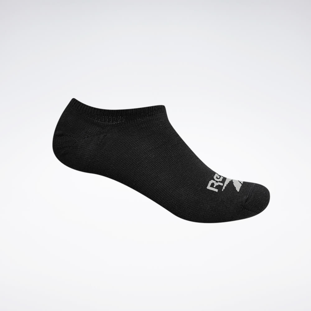 Kit 3 Meias Reebok CL 3K Inv 1/2 Toalha Feminino – preto – foto 2