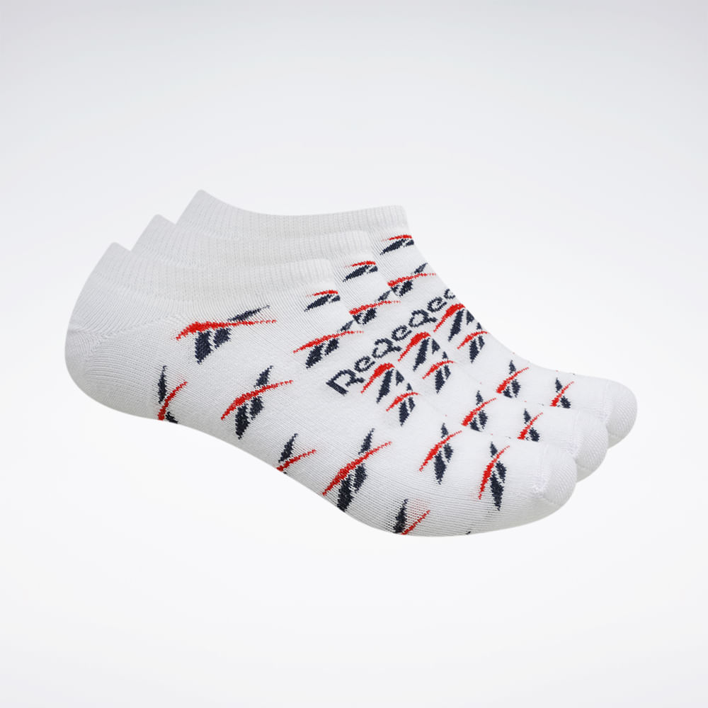 Kit 3 meias Reebok CL Mini Invisivel Masculina – branco – foto 1