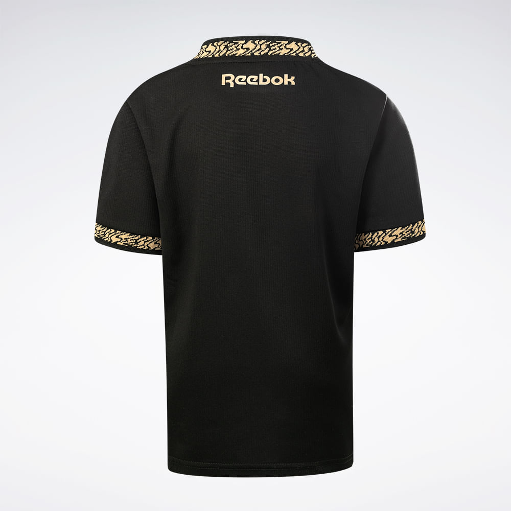 Camisa Reebok Away Botafogo Juvenil 24/25 – Preto e dourado – foto 2