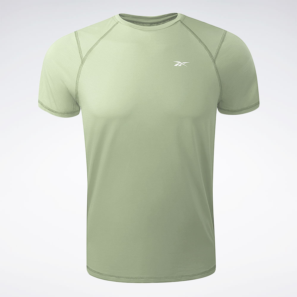 Camiseta Reebok Manga Curta Impact Masculina – verde – foto 1