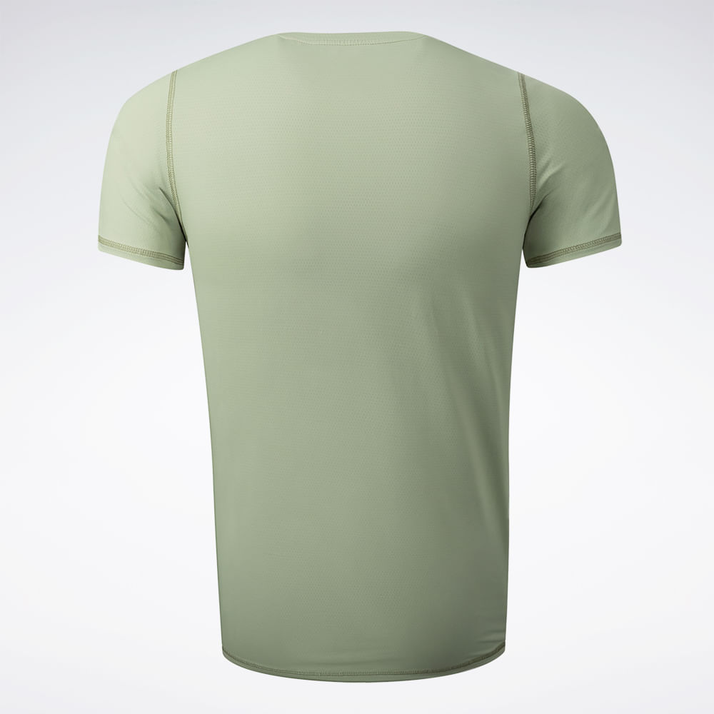 Camiseta Reebok Manga Curta Impact Masculina – verde – foto 2