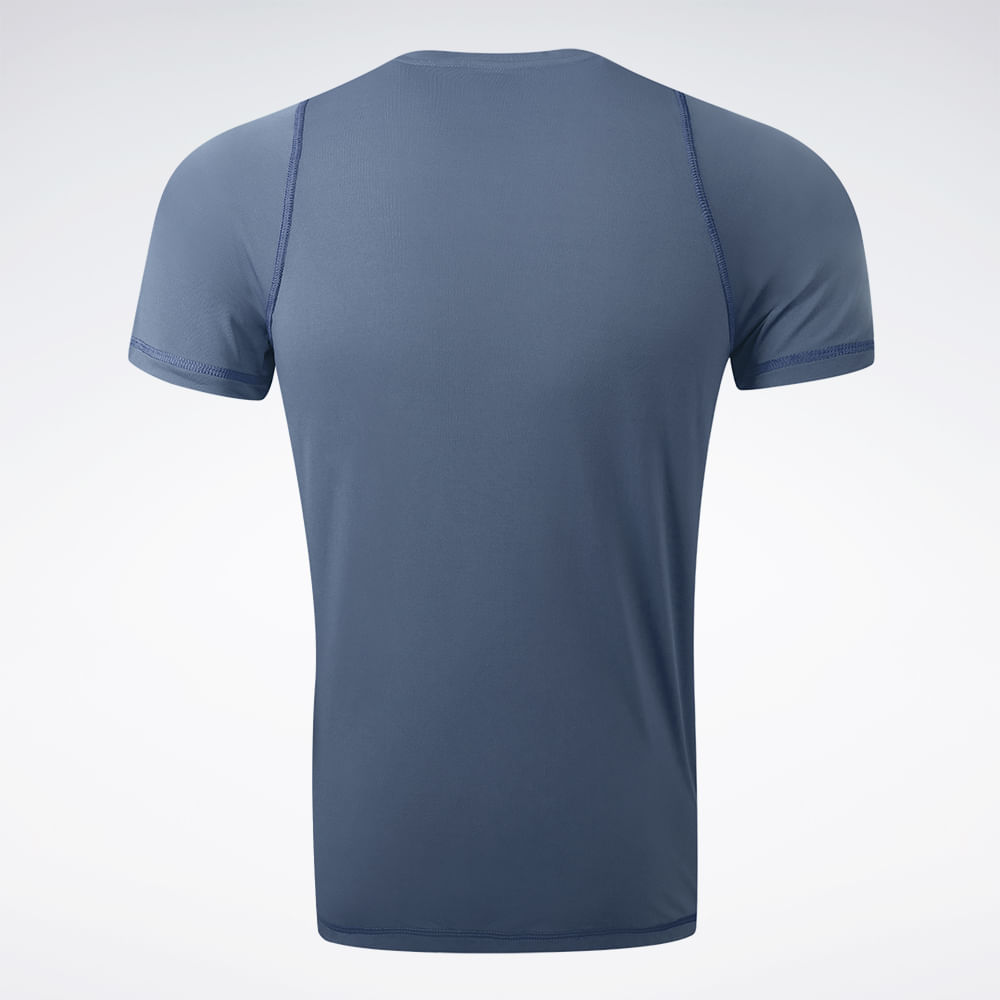 Camiseta Reebok Agile Raglan Masculina – Azul escuro – foto 2
