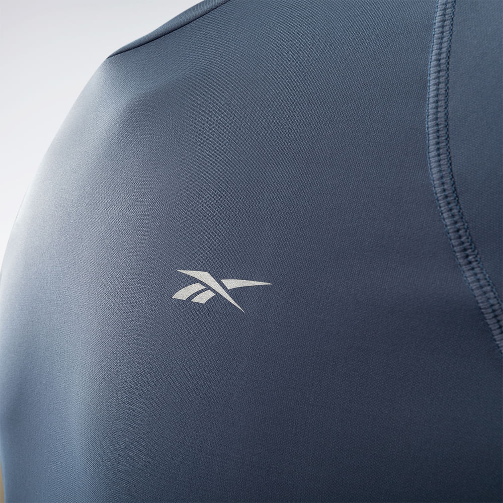 Camiseta Reebok Agile Raglan Masculina – Azul escuro – foto 3
