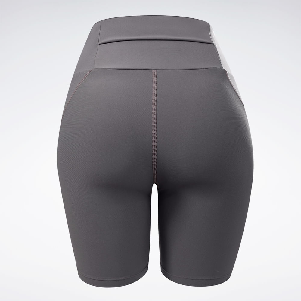 Short Reebok Agile Tightc Feminino – Lilás – foto 3