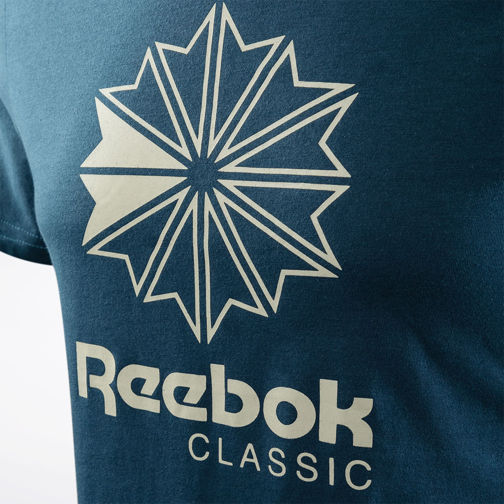 Camiseta Reebok Big Star Crest Masculina – azul – foto 3