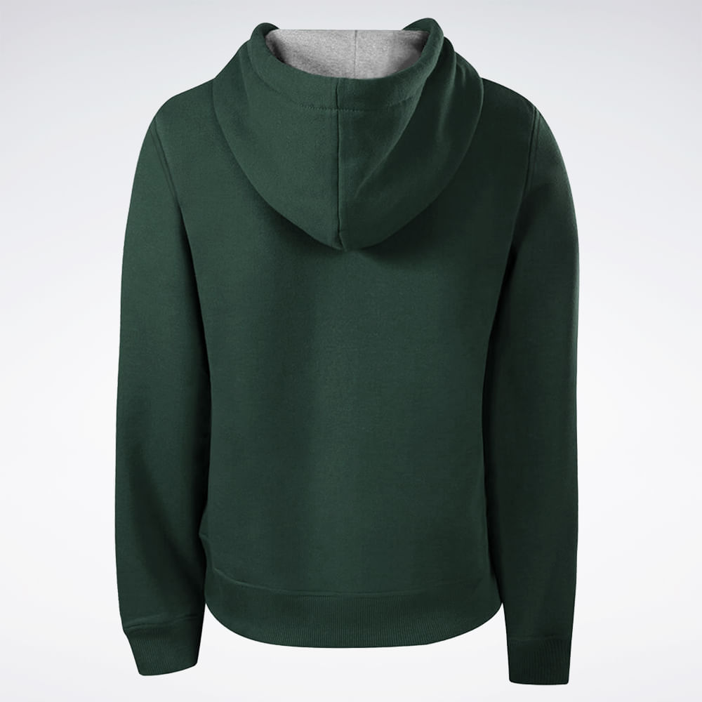 Blusa Reebok Big Vector Com Capuz Feminina – verde – foto 2