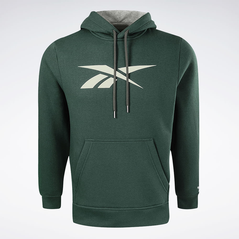 Blusa reebok big vector com capuz masculina | Reebok