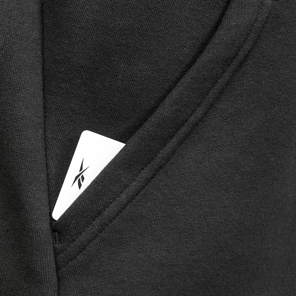 Blusa Reebok Big Vector com Capuz Masculina – preto – foto 4
