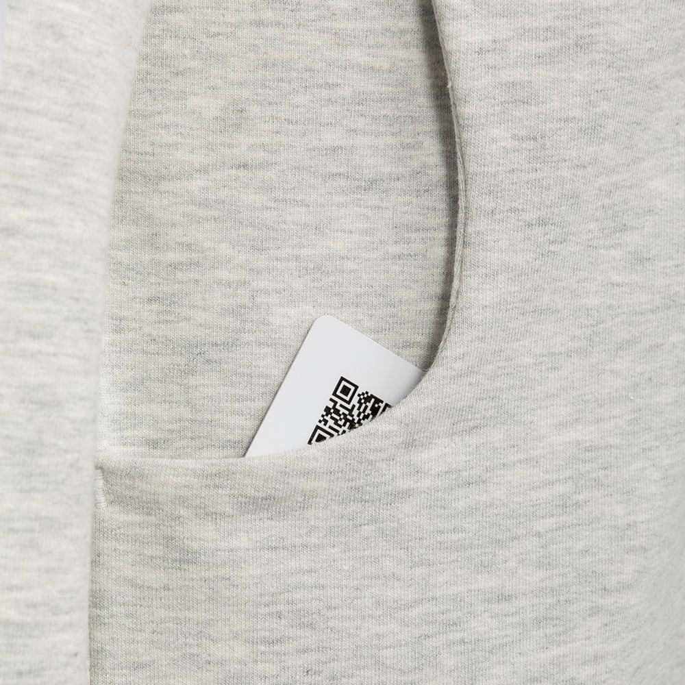 Jaqueta Reebok Young Masculina – Cinza mescla – foto 4