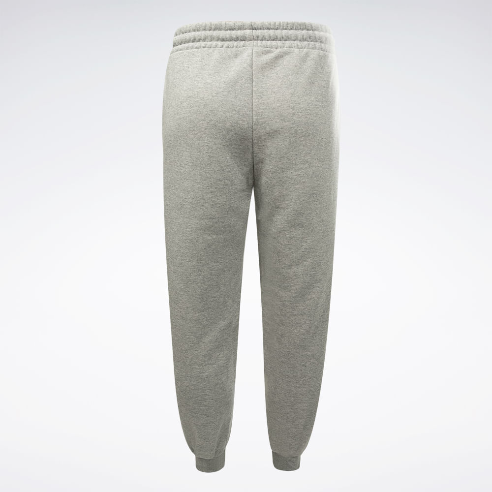 Calça Reebok Logo Masculina – Cinza mescla – foto 2