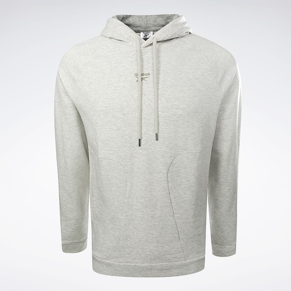 Blusa Reebok Young Com Capuz Masculina – cinza – foto 1