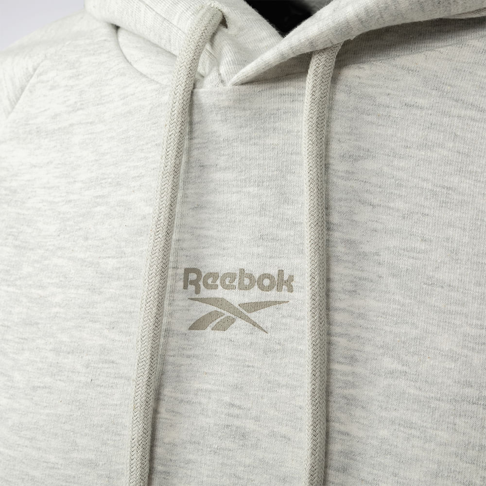 Blusa Reebok Young Com Capuz Masculina – cinza – foto 3