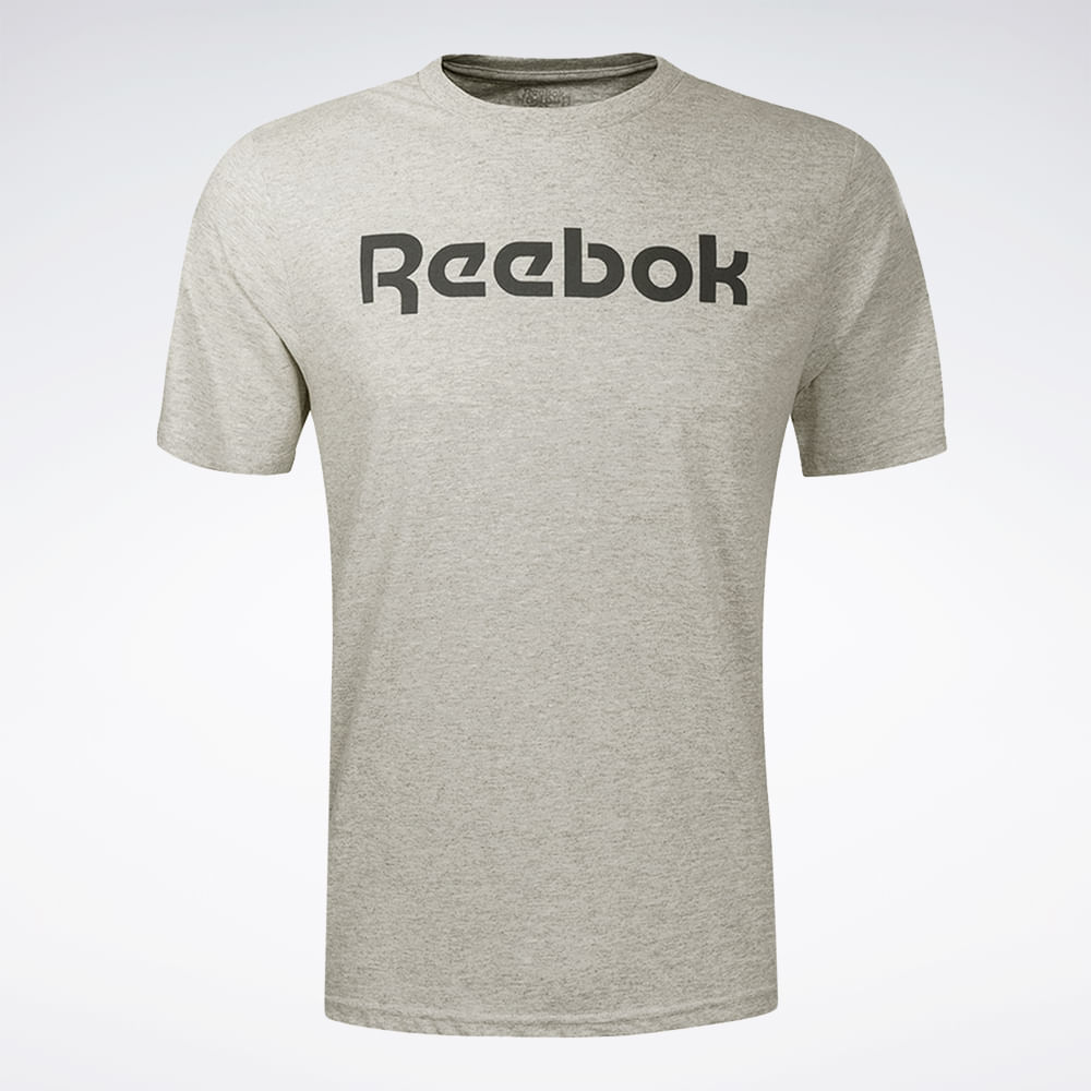 Camiseta Reebok Classics Linear Masculina – Cinza claro – foto 1
