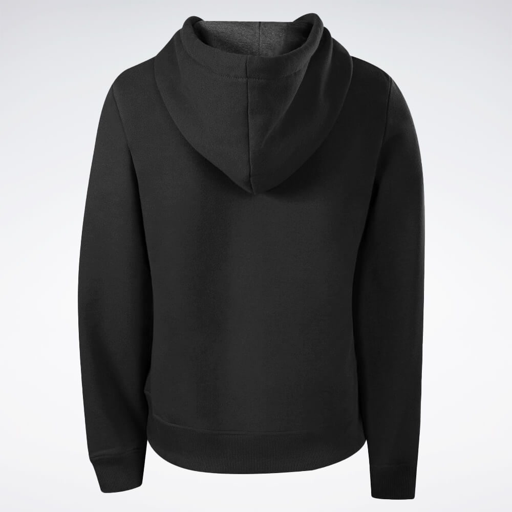 Blusa Reebok Classics Vector Com Capuz Feminina – preto – foto 5