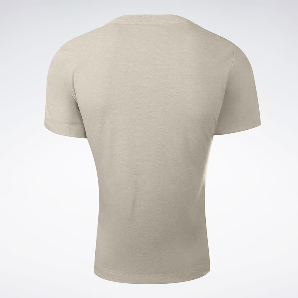 Camiseta Reebok Logo V Feminina – cinza – foto 3