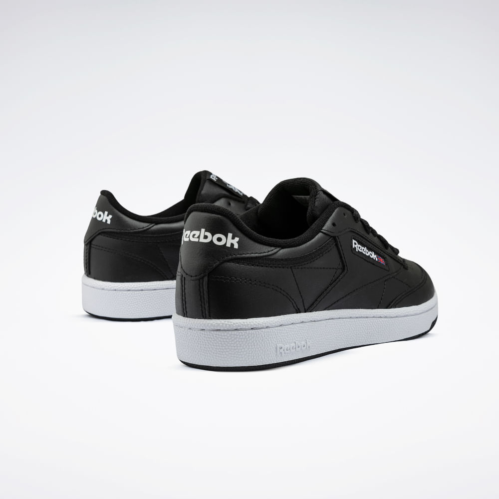 Tênis Reebok Club C 85 Masculino – preto – foto 3