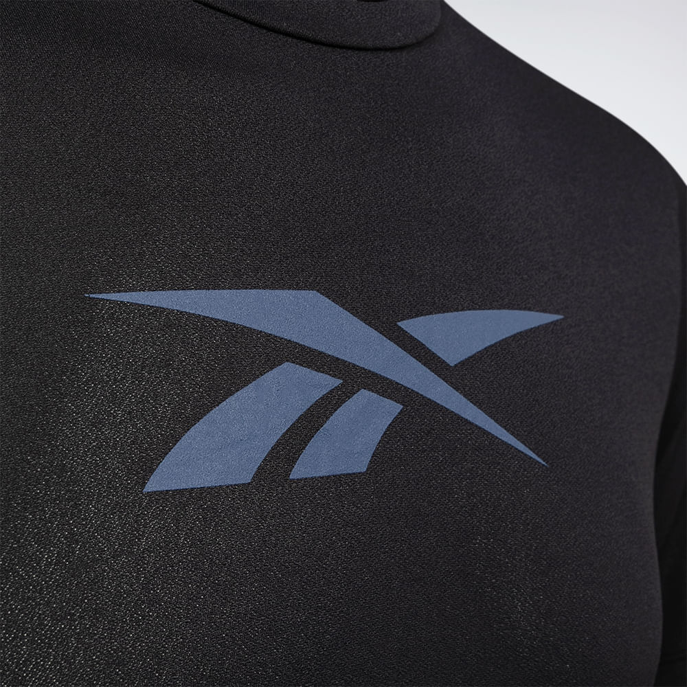 Camiseta Reebok Manga Curta Utility Masculina – preto – foto 4