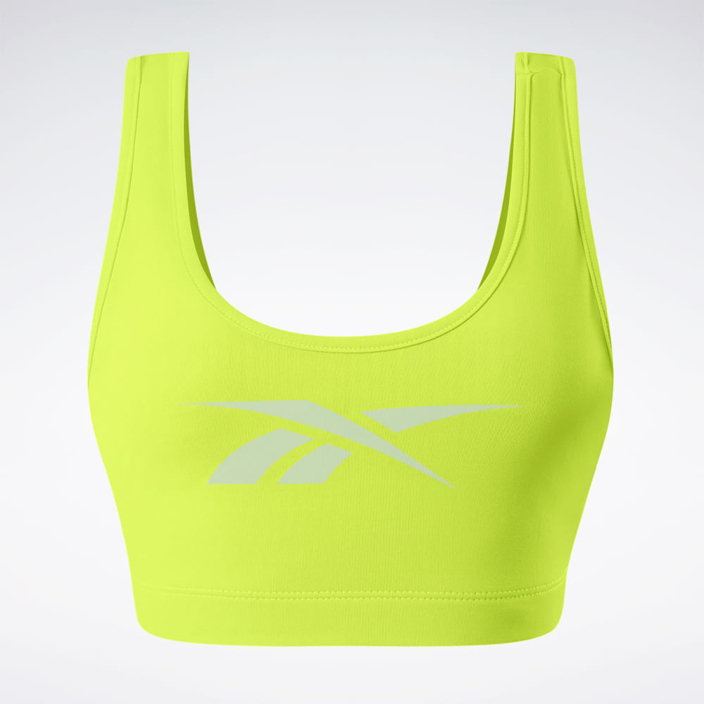 Top Reebok Workout Feminino – amarelo – foto 1