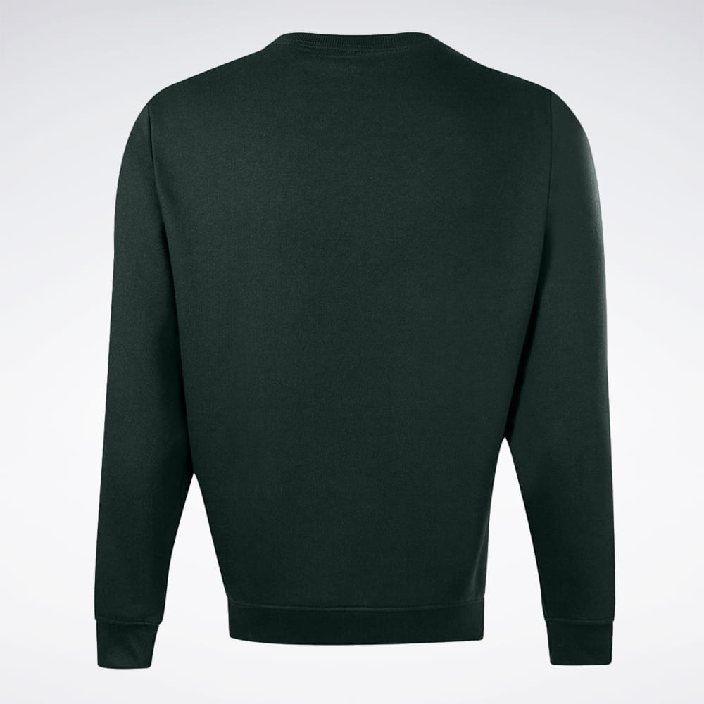 Blusa Reebok Big Logo Linear Crew Masculino – verde – foto 2