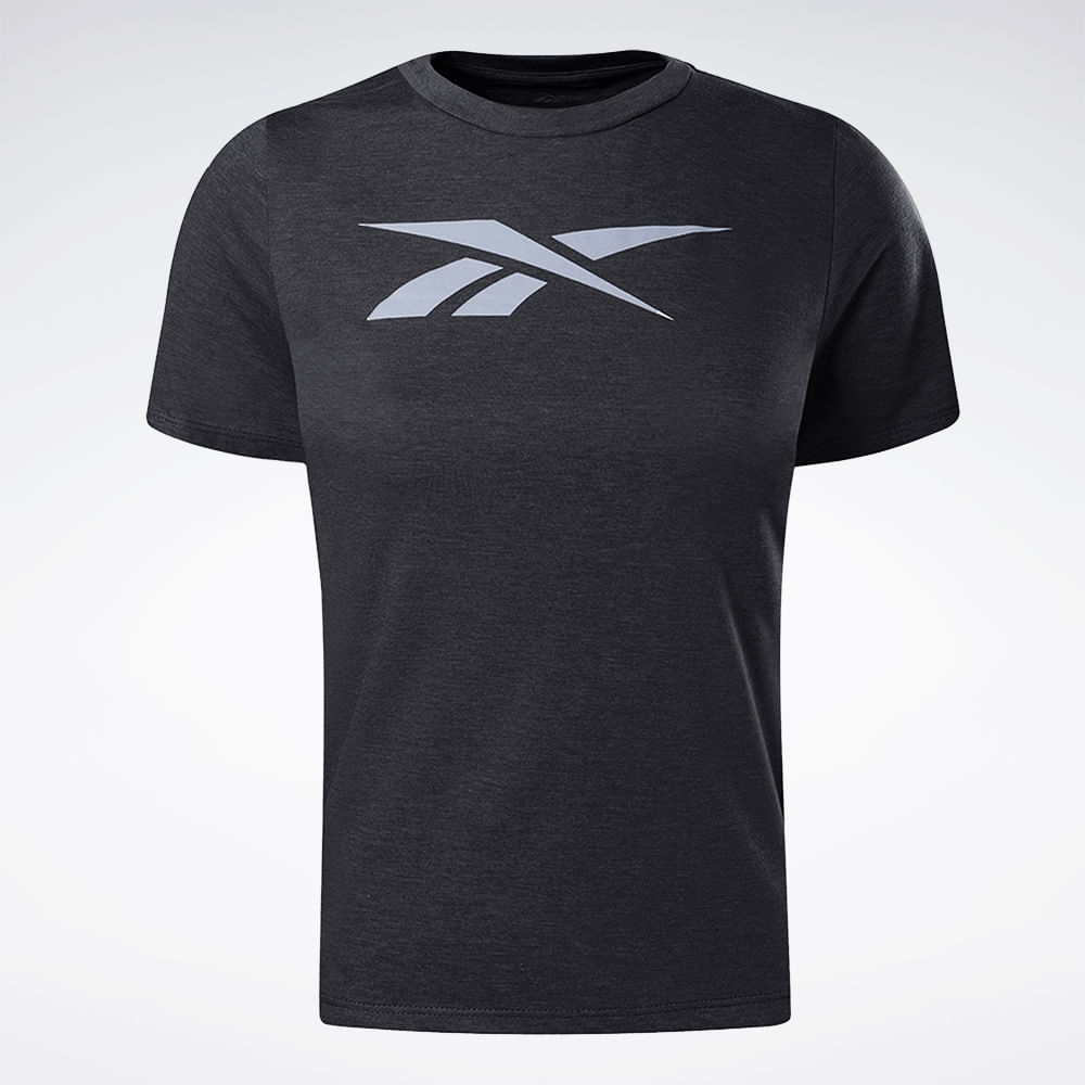 Camiseta Reebok Big Vector Feminina – preto – foto 1