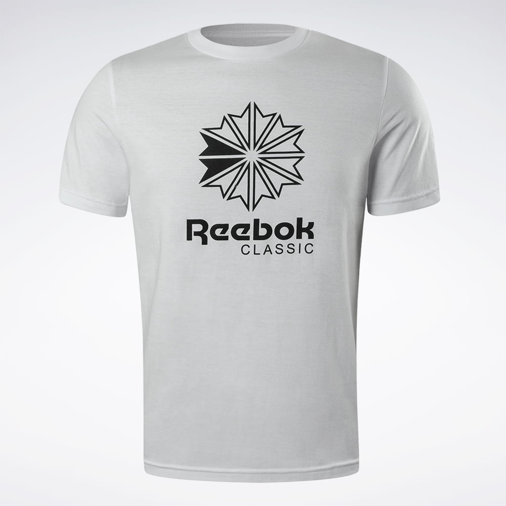 Camiseta Reebok Big  Star Crest Masculina – branco – foto 1
