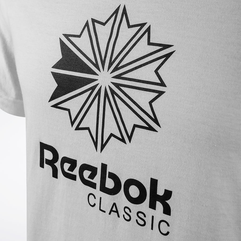 Camiseta Reebok Big  Star Crest Masculina – branco – foto 3