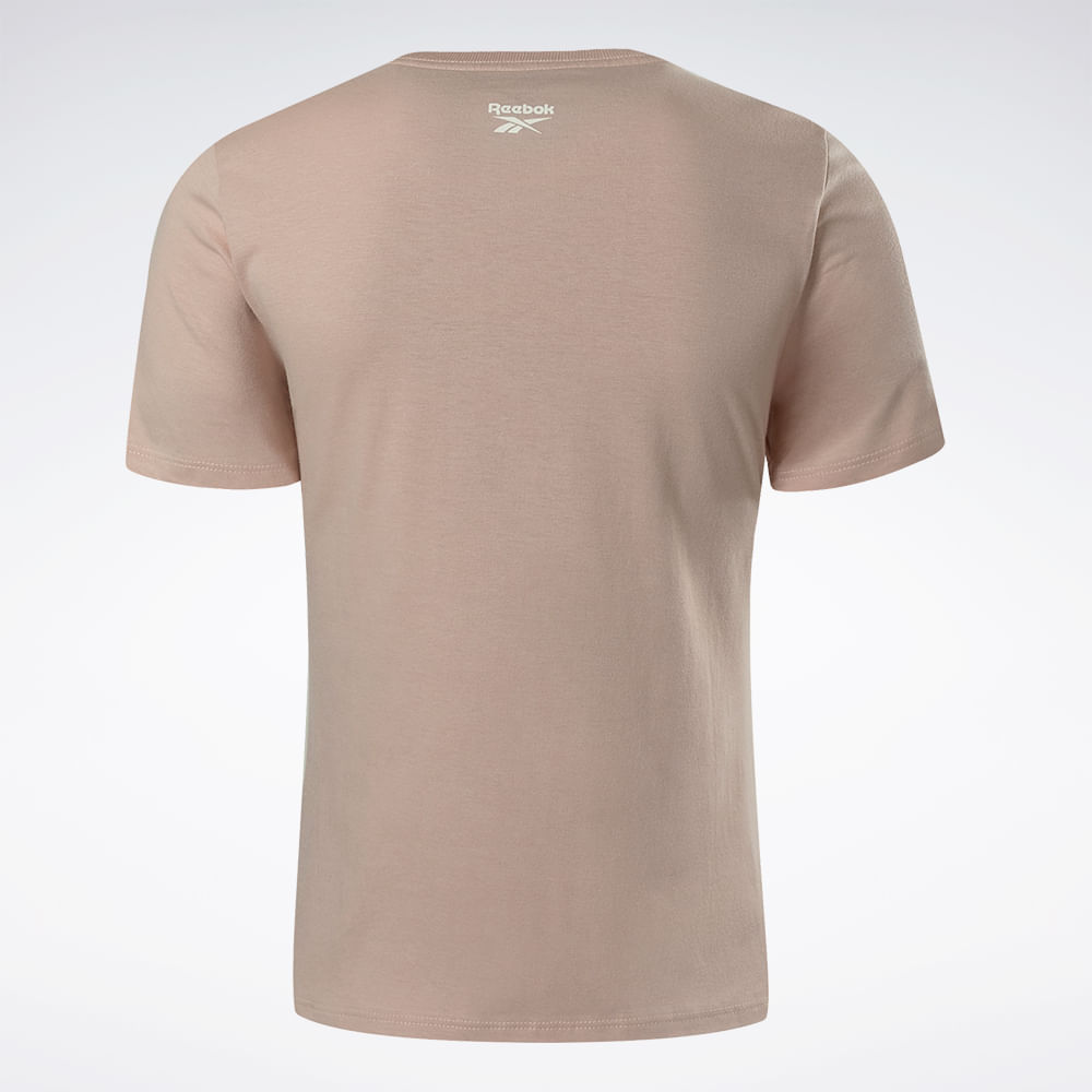 Camiseta Reebok Star Crest Logo Feminina – rosa – foto 2